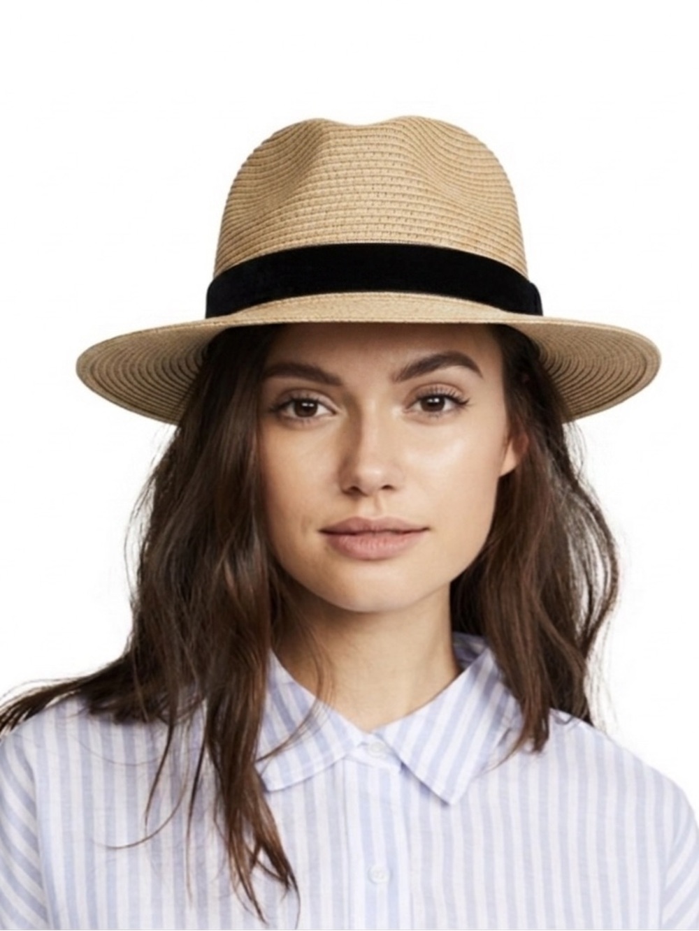 Madewell Packable Straw Fedora
